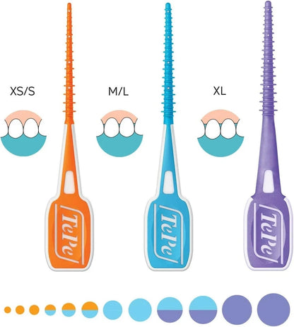TePe Easy Pick Interdental Brush, Orange, Size: XS/S , Pack of 1 x 36