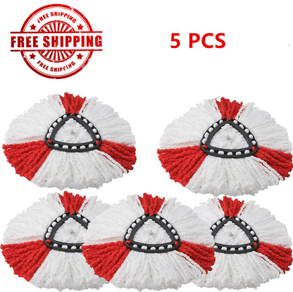 5-Pack Cleaning Turbo Microfiber Replacement Refill Mop Heads for Vileda Wring