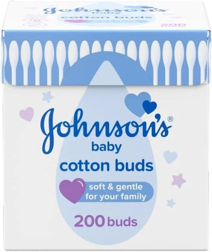 Johnson's Pure Cotton Buds, 200 Buds Fast &amp; Free Delivery