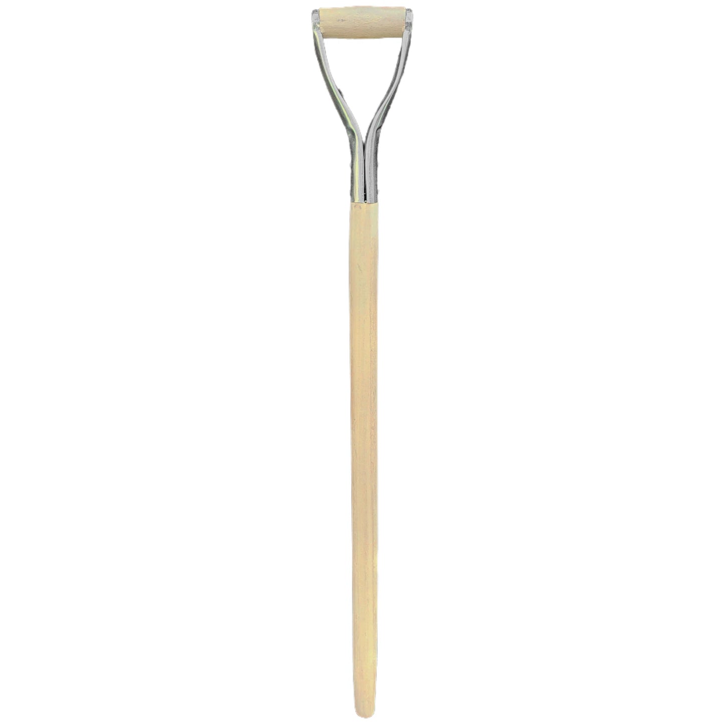 D Type 1m Long Solid Wooden Shovel Spade Fork Shaft with Metal Handle New ❀ D02