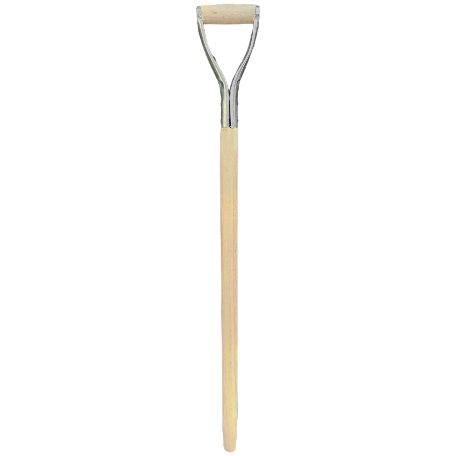 D Type 1m Long Solid Wooden Shovel Spade Fork Shaft with Metal Handle New ❀ D02