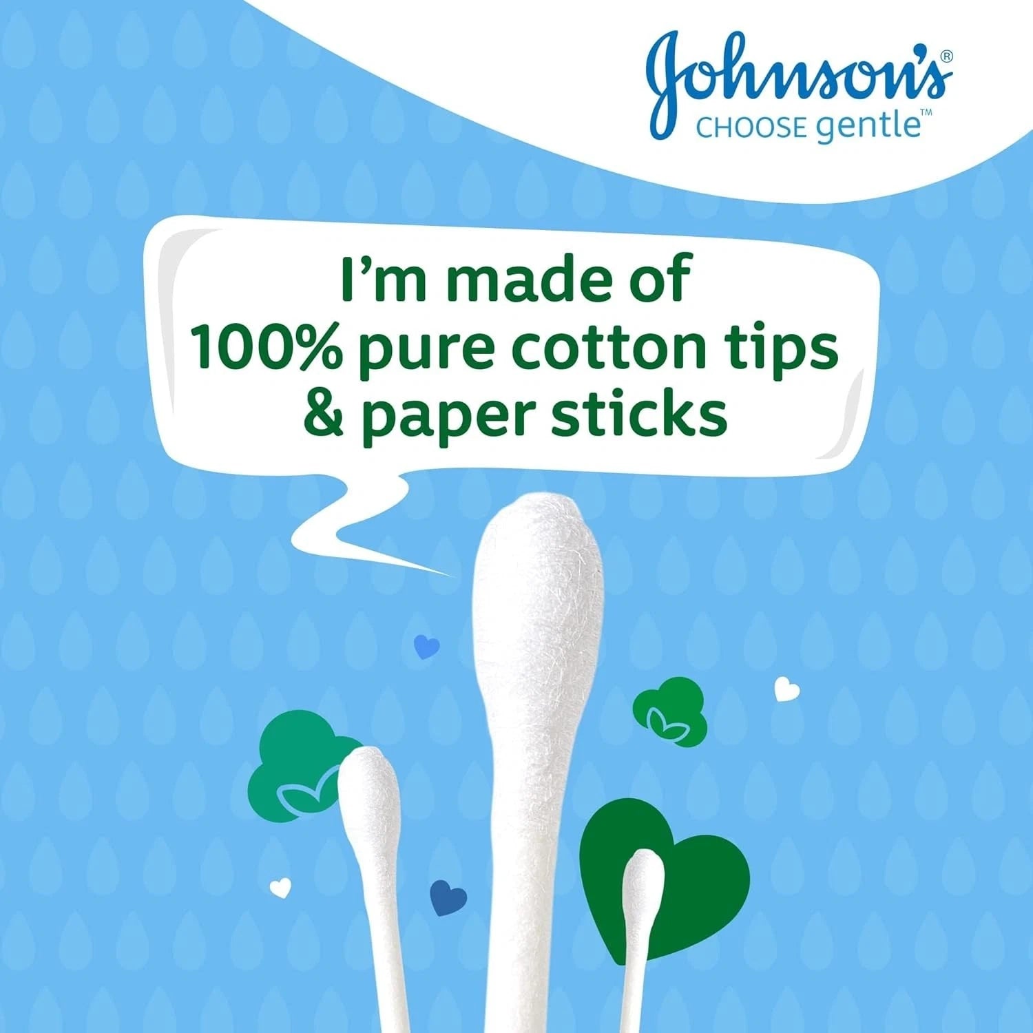 Johnson's Pure Cotton Buds, 200 Buds Fast &amp; Free Delivery