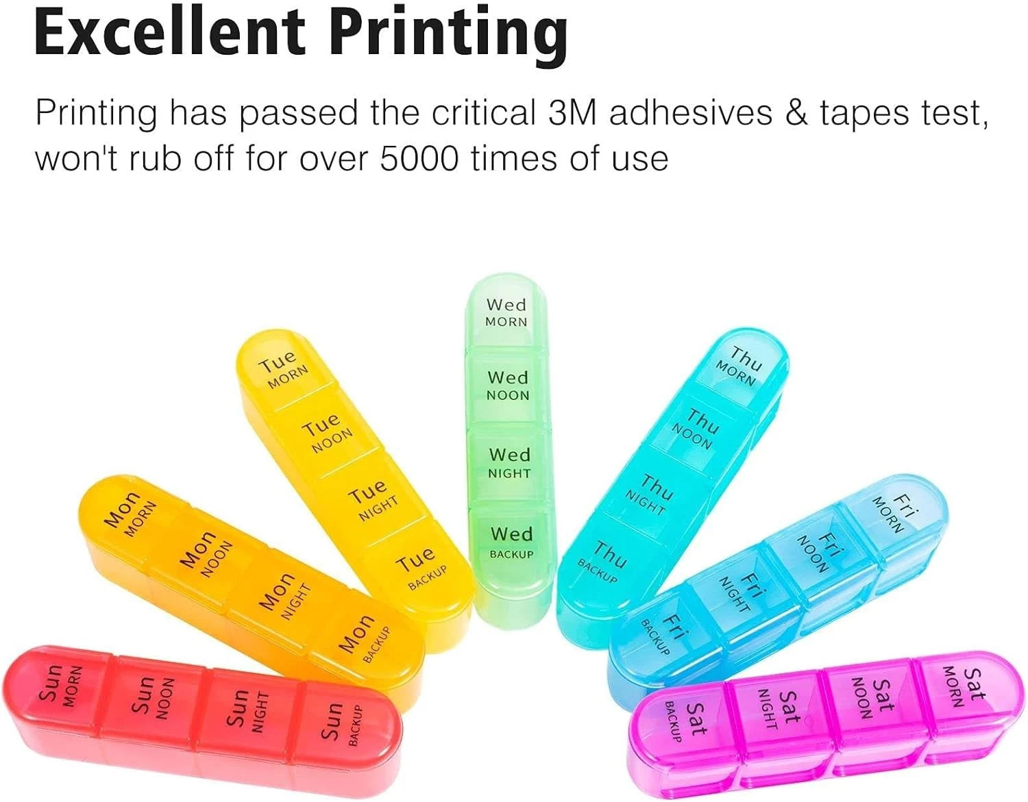 Pills box 28 Slot 7 Days Weekly Tablet Medicine Box Holder Storage Organizer