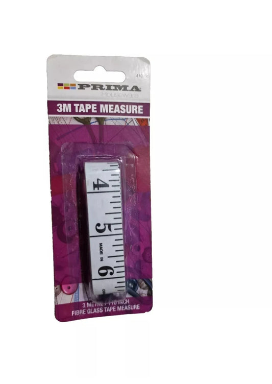 Prima Fibre Glass Sewing Tape Measure 3M