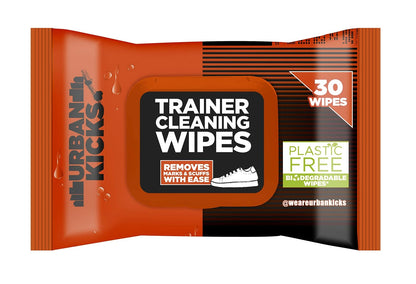 Urban Kicks Plastic Free Wipe For Trainers Clean &amp; Protect Wipes 30Pk