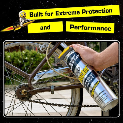 Rocket TT Super Tube Lubricant Spray 450ml | Rust Remover &amp; Anti-Corrosion