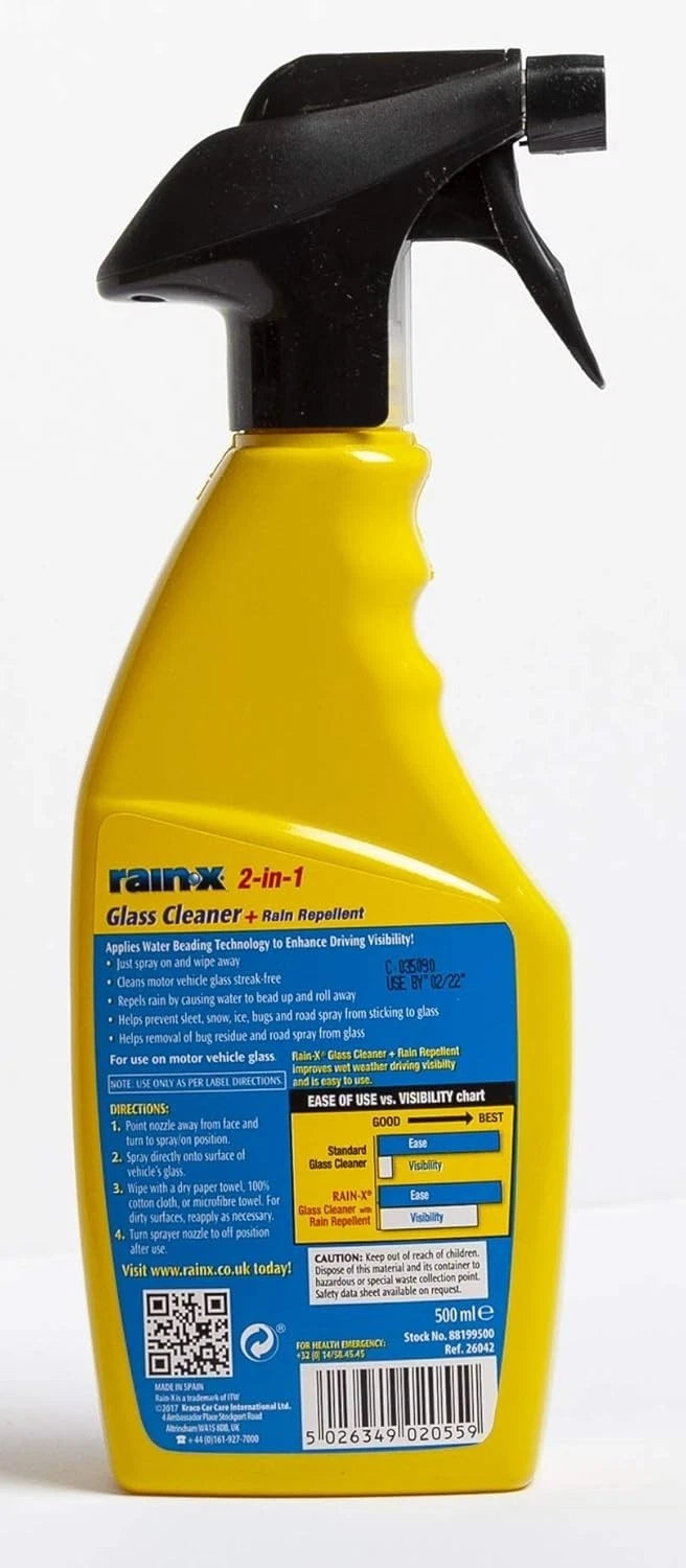 Rain-X Anti Fog Interior Spray for Car Windscreens &amp; Bathroom Mirrors 500ml